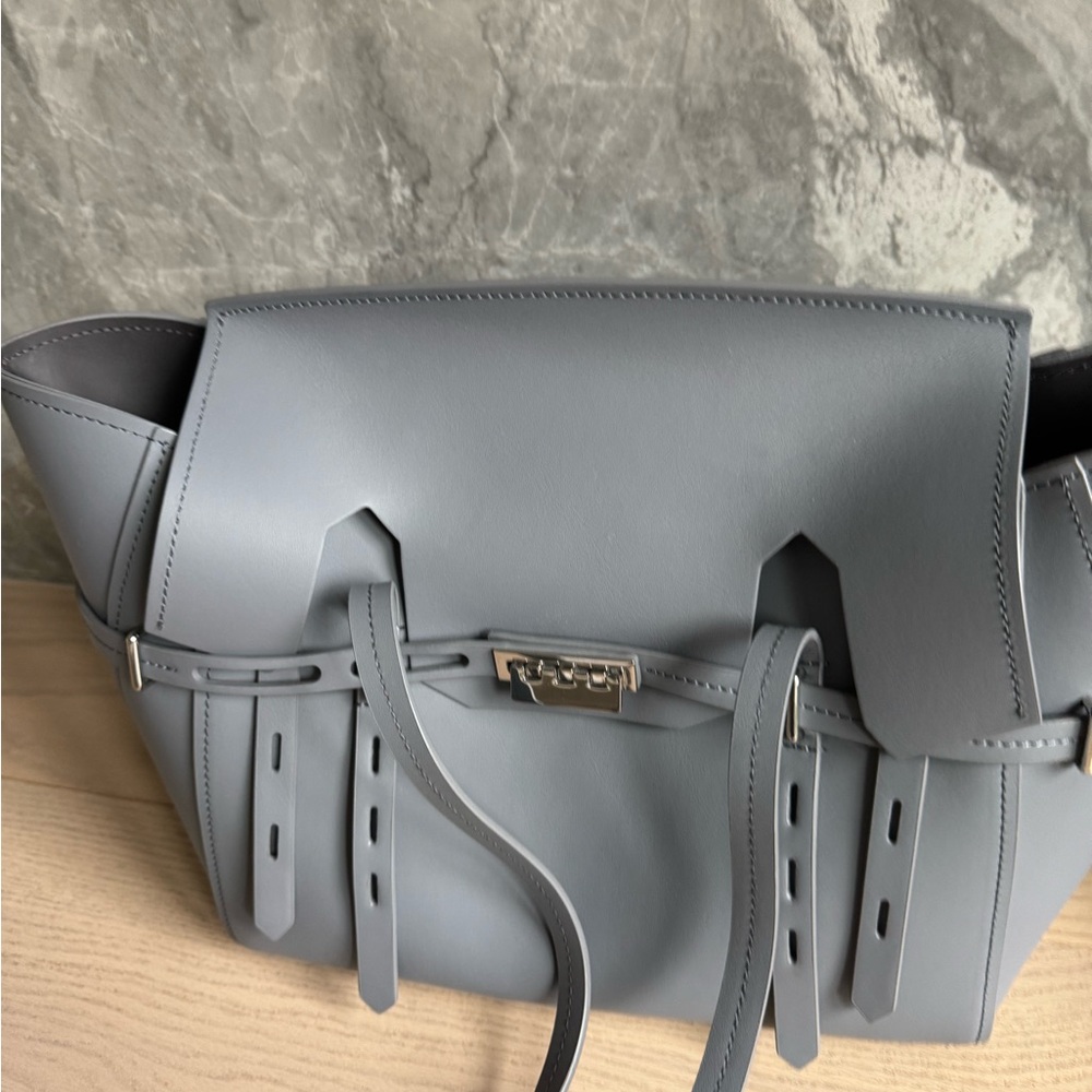 Zac ZacPosen Gray Designer Women's Bag leather